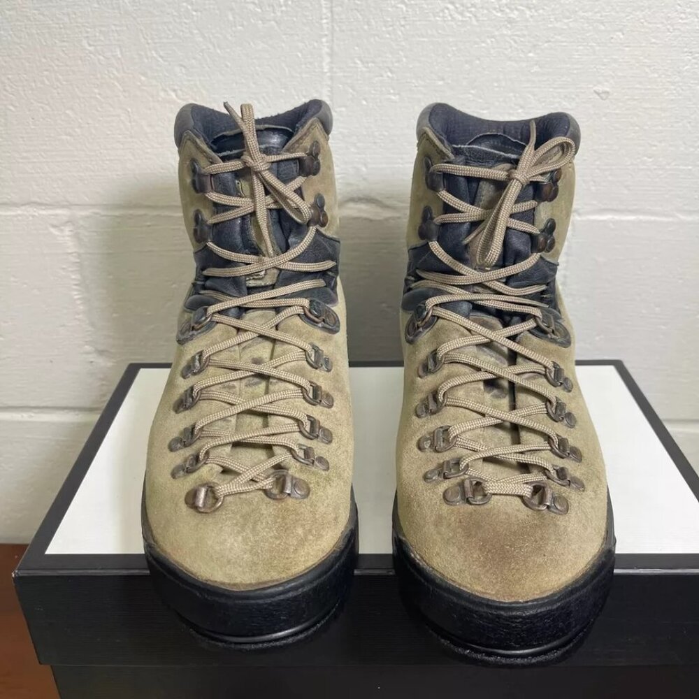 La Sportiva Makalu Mountaineering Ankle Boot Suede Lace up Men's Sz 43.5/US 10.5